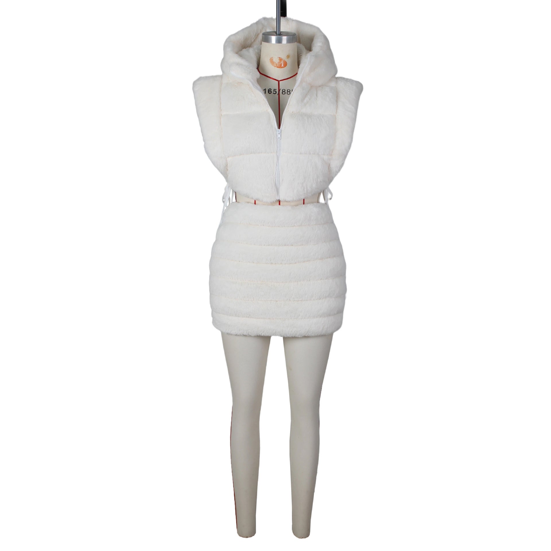 Women winter hooded warm vest jacket 20