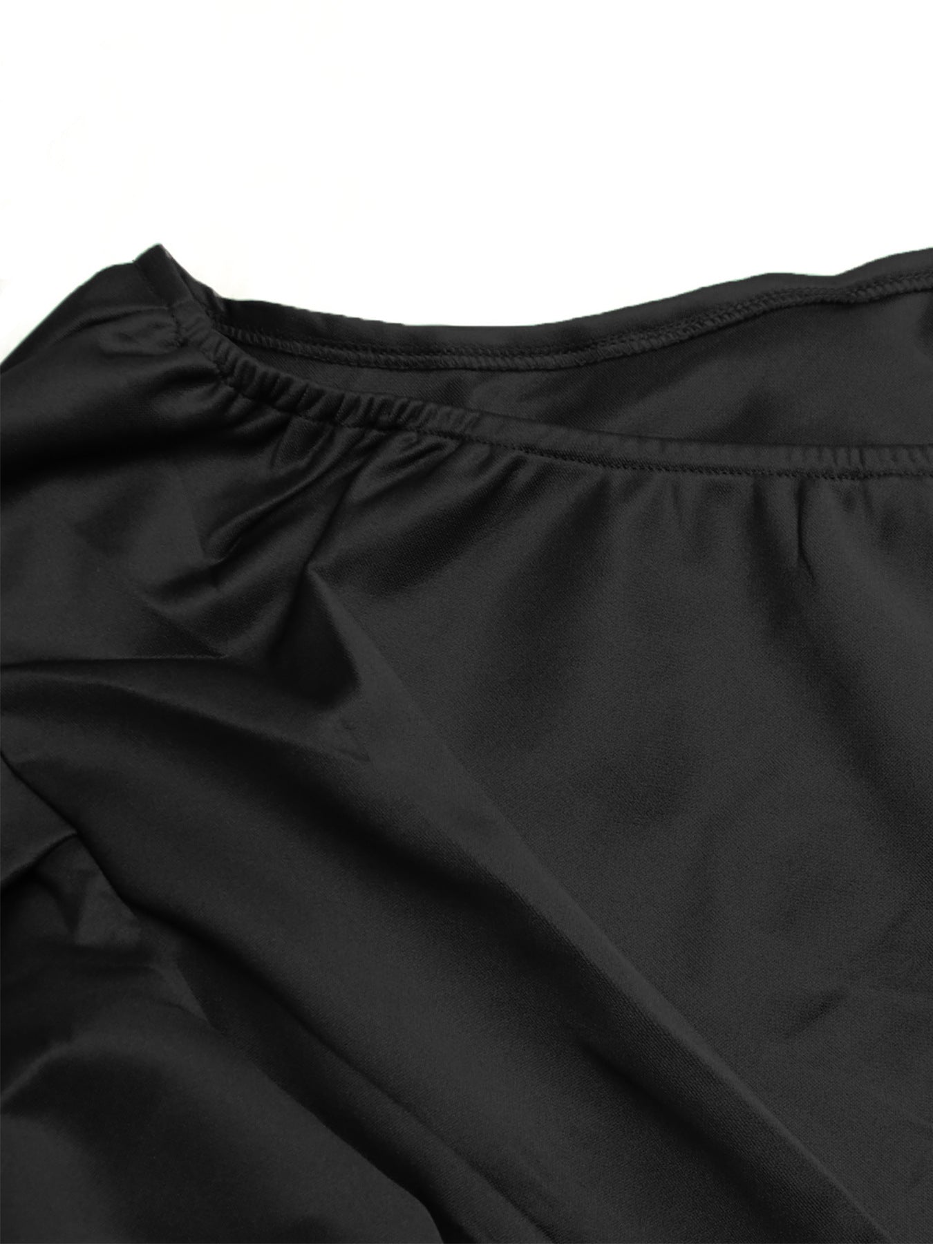 Summer Women Clothing Sexy Irregular Solid One Shoulder Sleeve Top 10