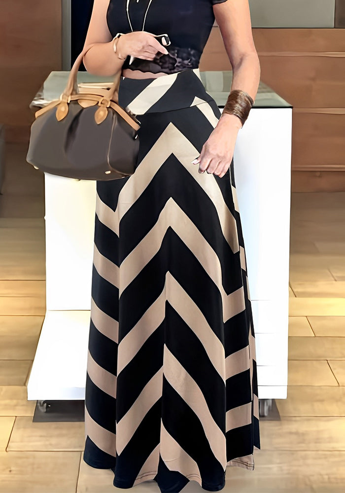 Women Summer Geometric Printed Skirt