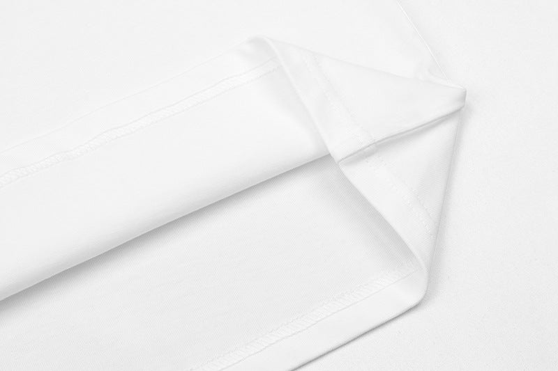 Men's Short Sleeve Solid Color Cotton T-Shirt 12