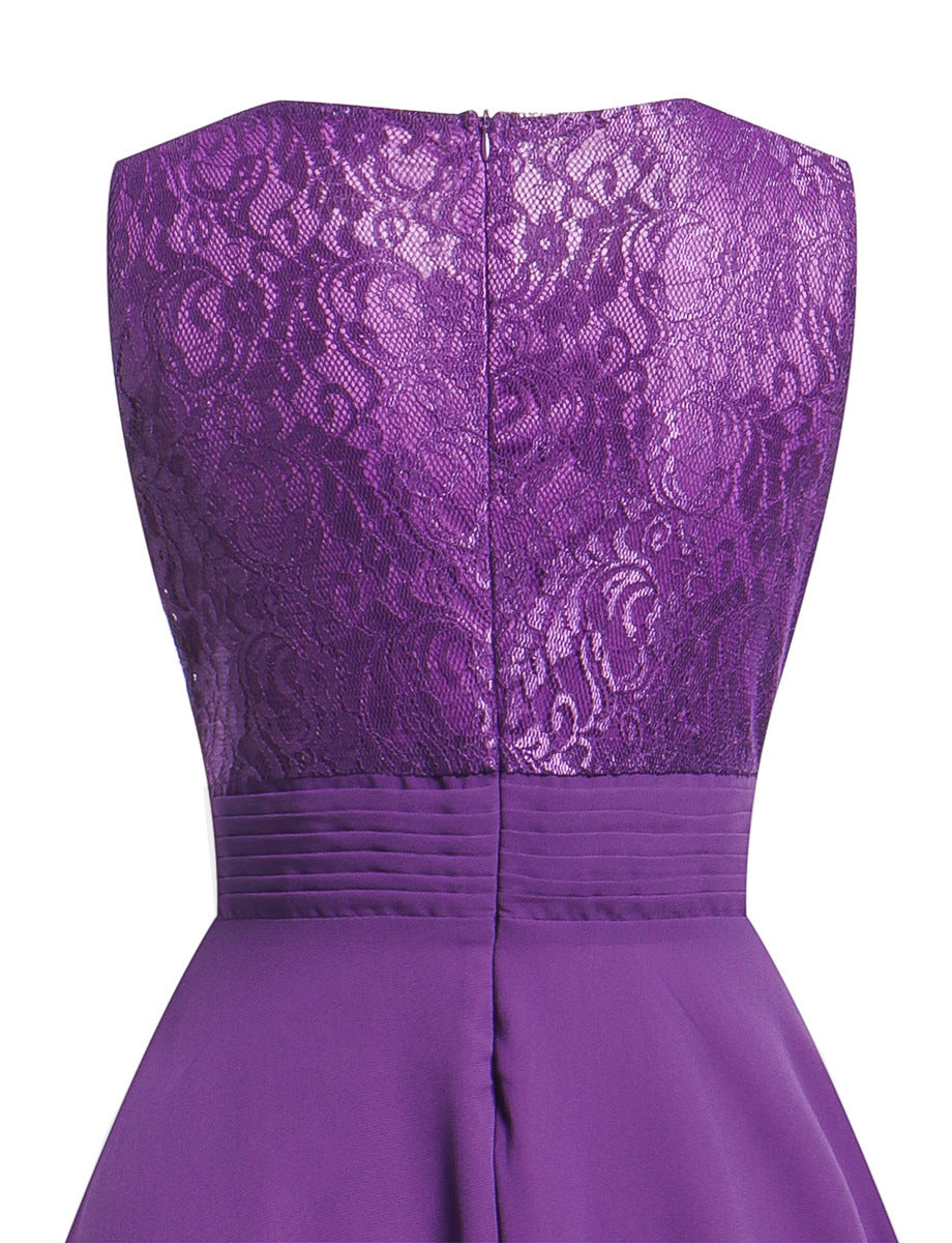 Women chiffon lace dress 50