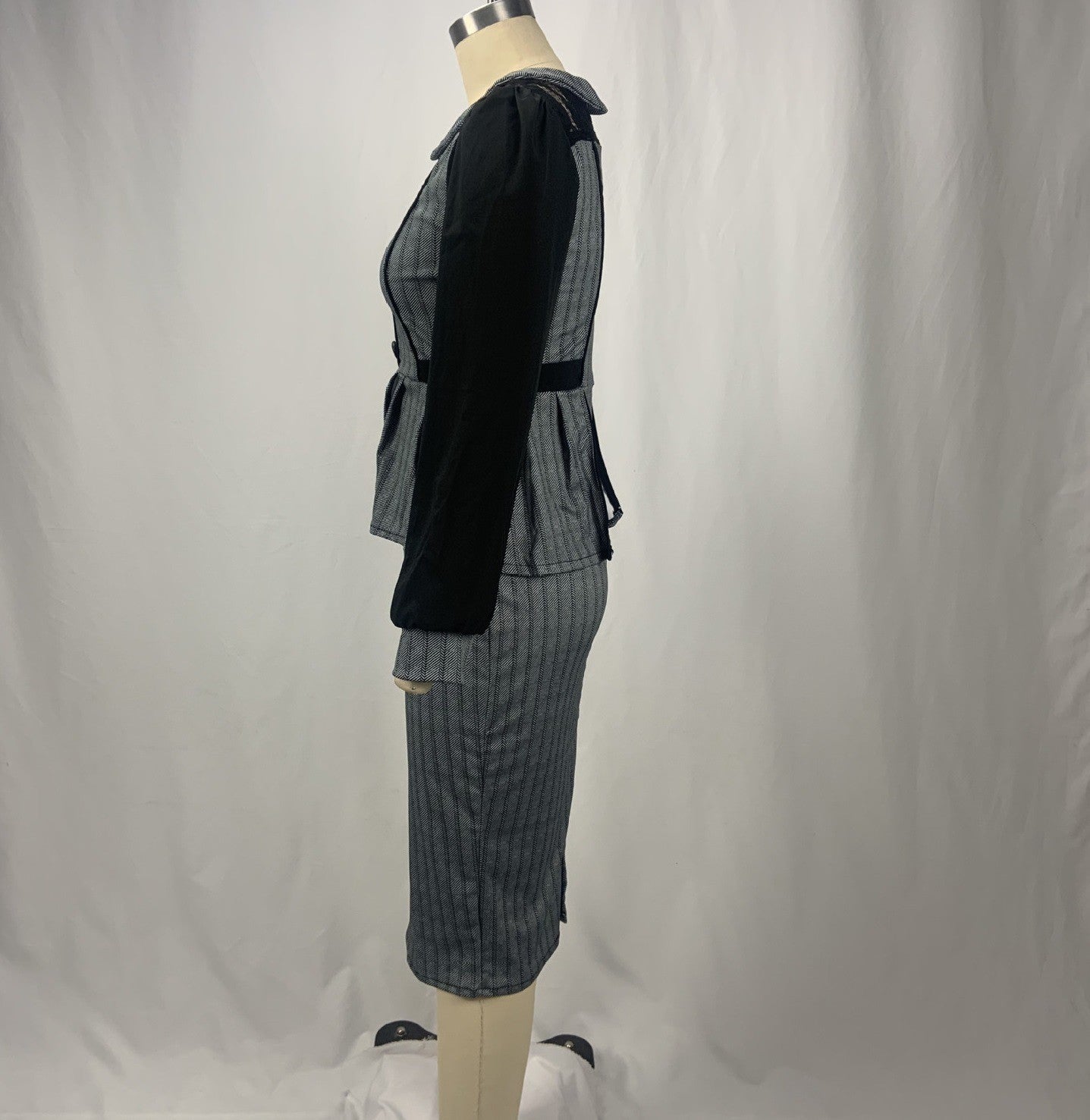 Houndstooth Elegant Women's Fashion Career Dress 9