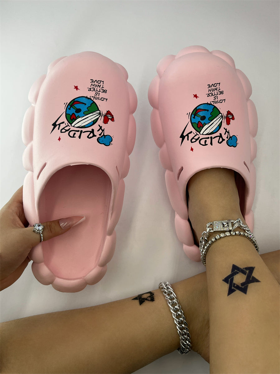 Spring And Summer Women's Shoes Sandals And Slippers Couple Eva Waterproof Women Slippers 45