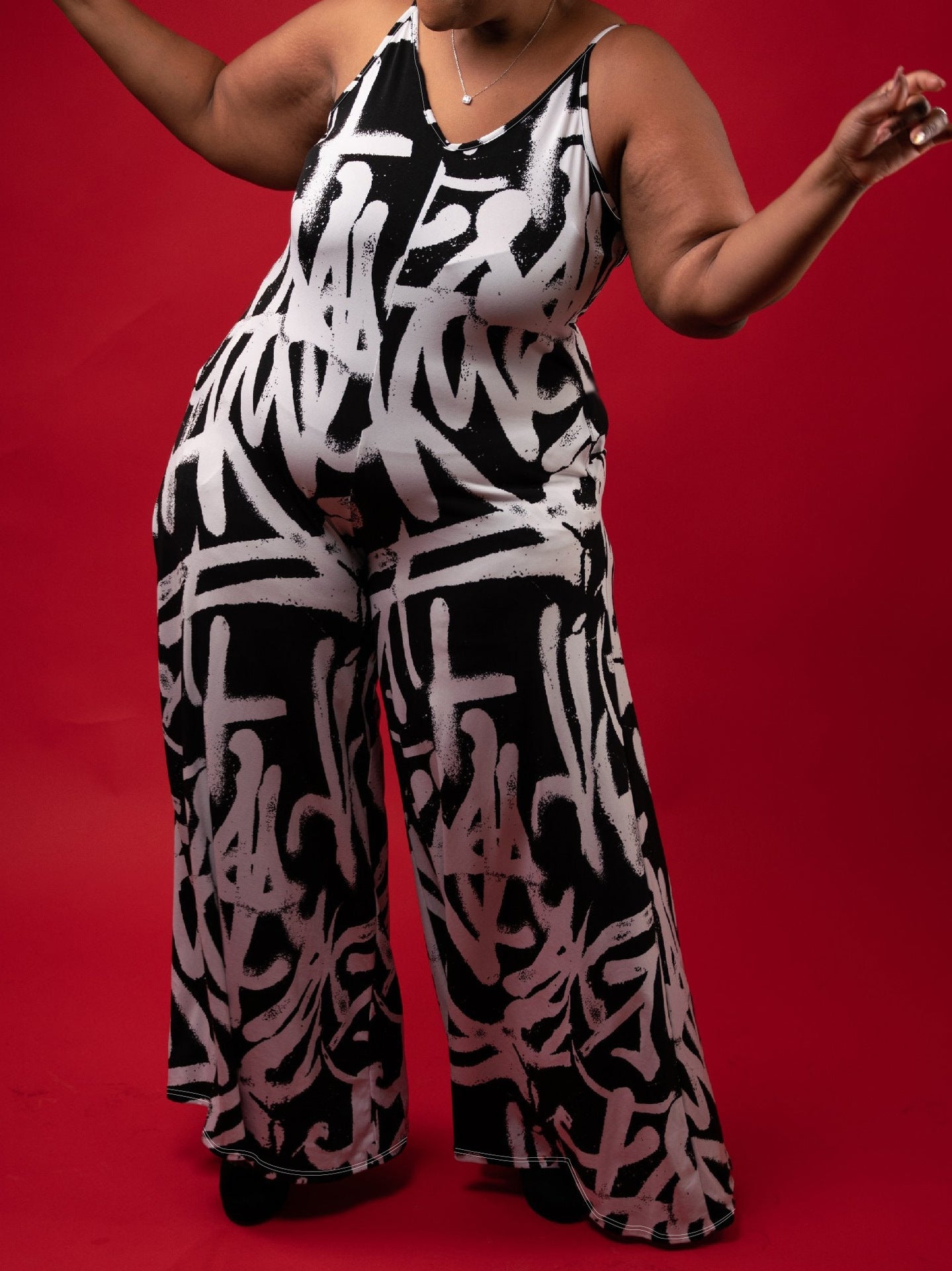 Fashion Style Casual Strap Wide Leg Jumpsuit