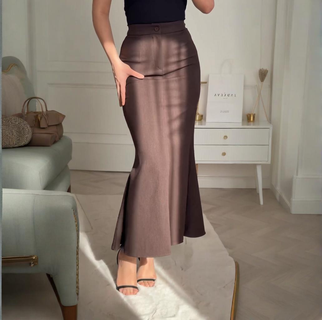 Women summer irregular fishtail skirt 7