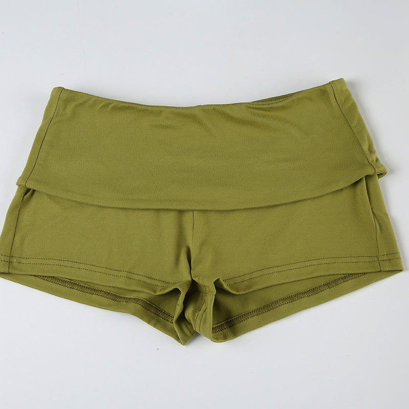 Women Crop short-sleeved T-shirt and shorts sports Casual two-piece suit 9