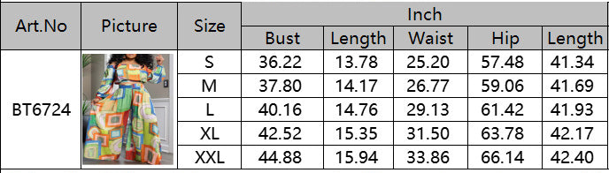 Women's Spring Summer Chic Elegant Contrast Print Off Shoulder Wide Leg Casual Two-Piece Pants Set 6
