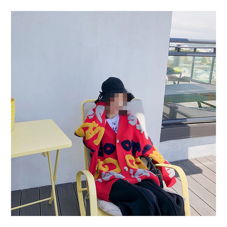 Women Fall/Winter Style Casual Button V-Neck Sweater 17