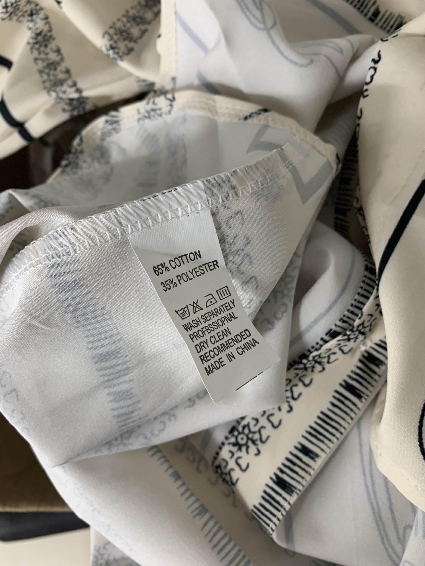 Printed Long-Sleeved Shirt And Trousers Two-Piece Set Home Wear 17