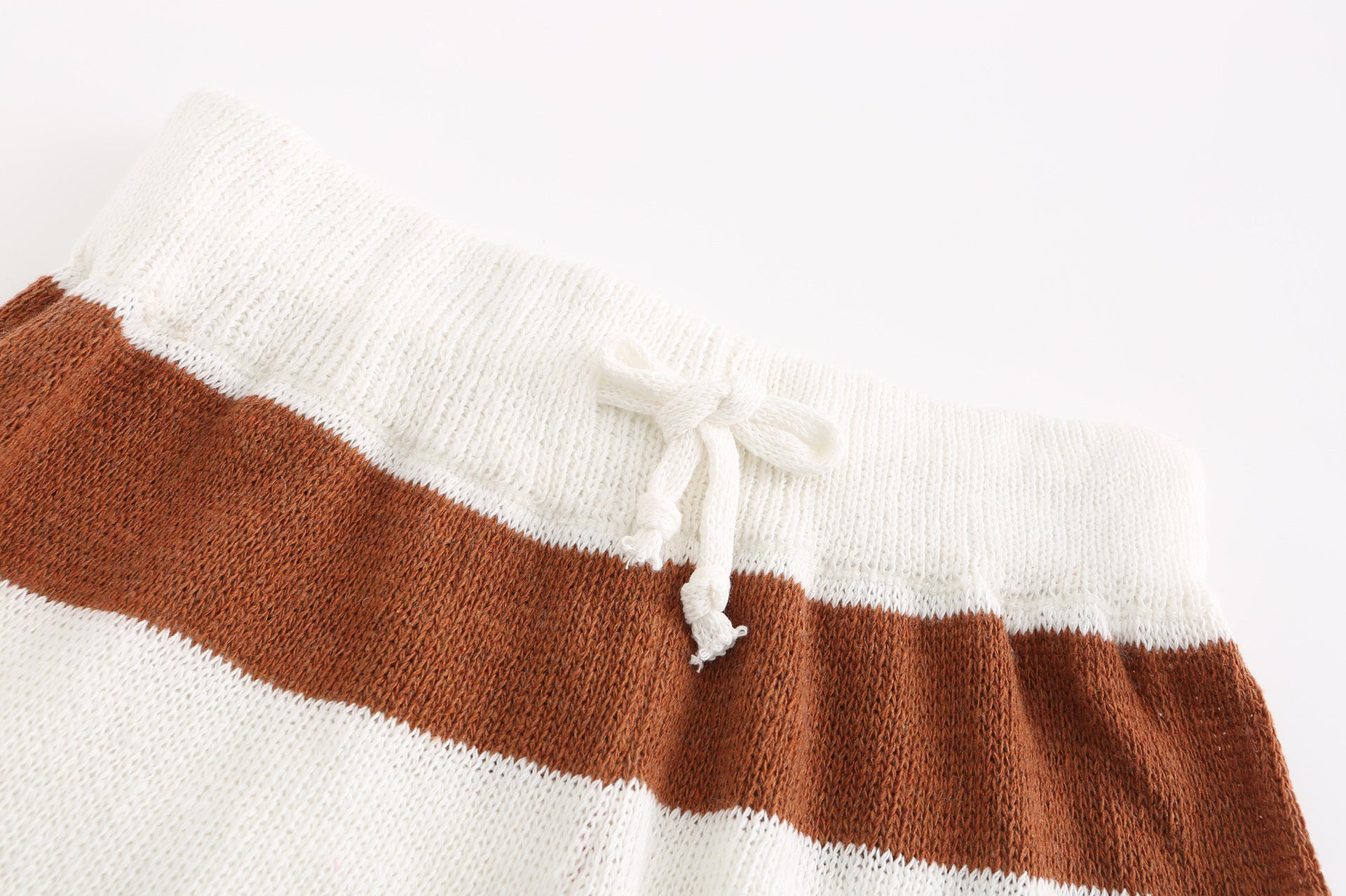 Summer fashion casual deep V-neck knitting vest and shorts two-piece set 43