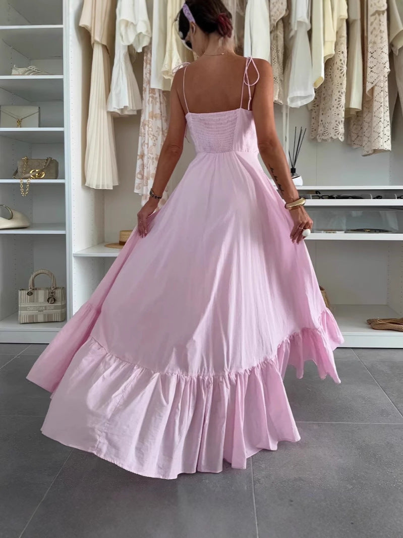 Women Summer Halter Backless Dress 6