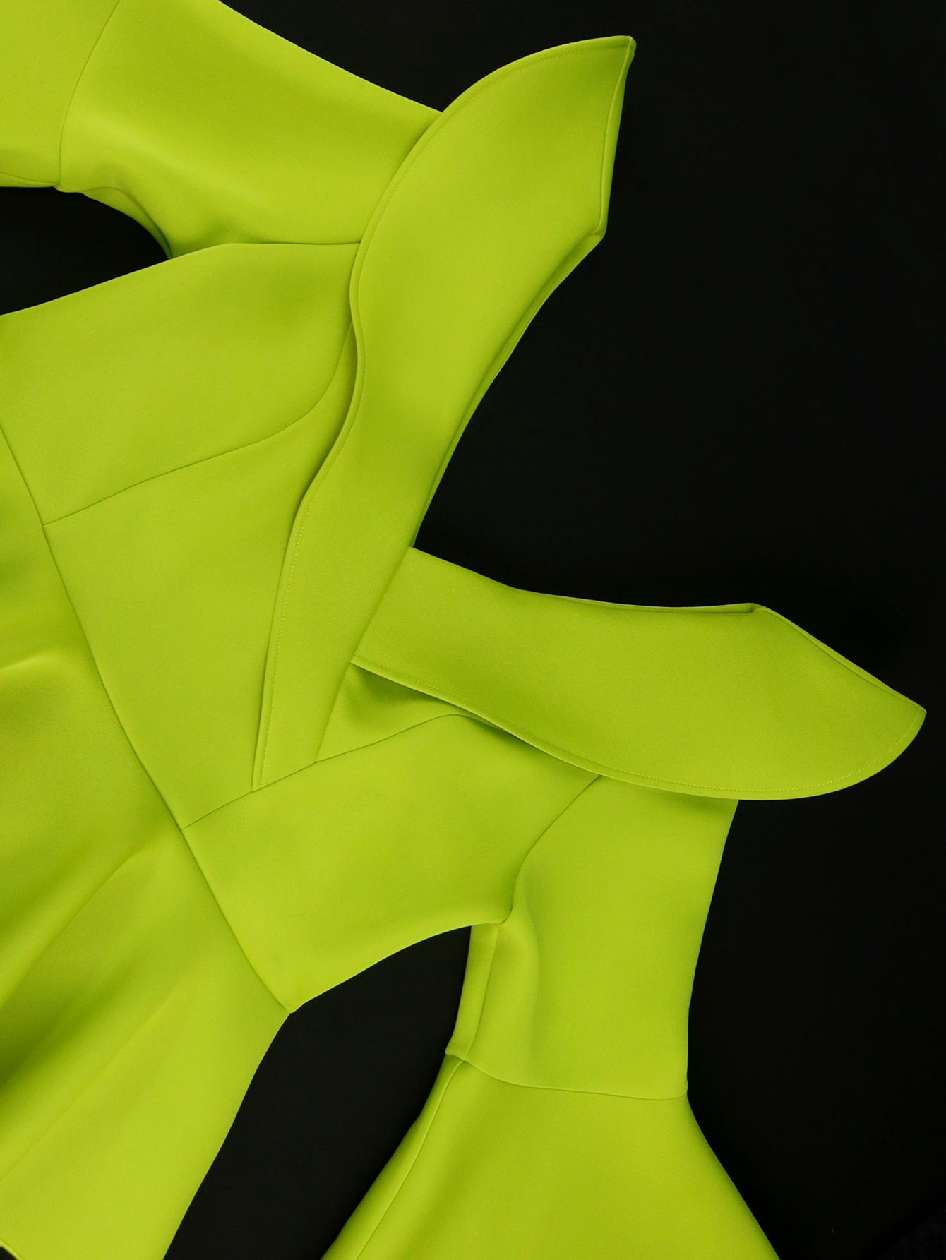 Women Ruffle Formal Party Bell Bottom Sleeve Dress 6