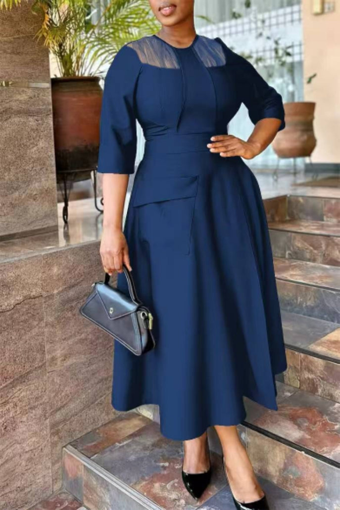 Women solid dress 19