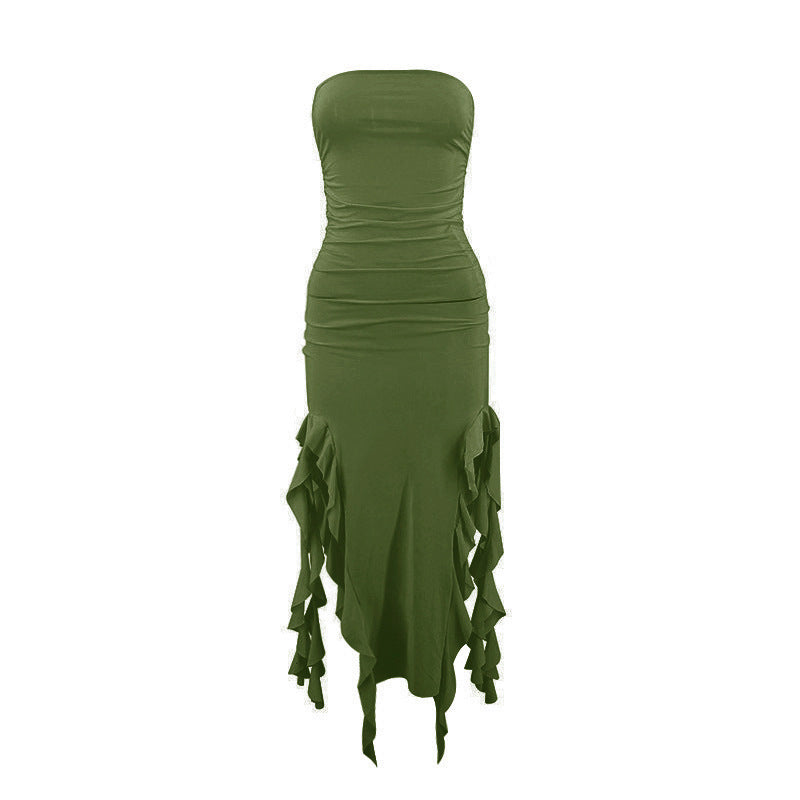 Summer strapless jellyfish sashes sexy dress women's clothing 18