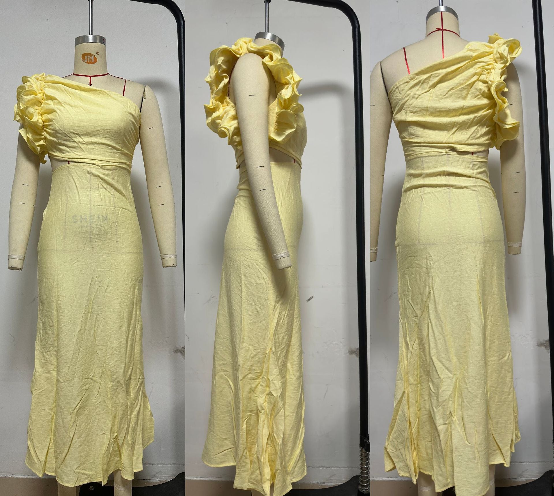 Women Summer One Shoulder Dress 12