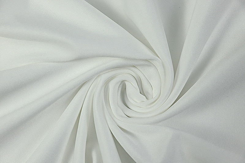 Women patchwork backless solid bodycon lace-up asymmetrical pleated dress 18