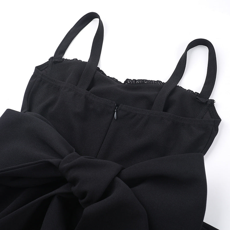 Women Sexy Bow Strap Bodycon Dress 18