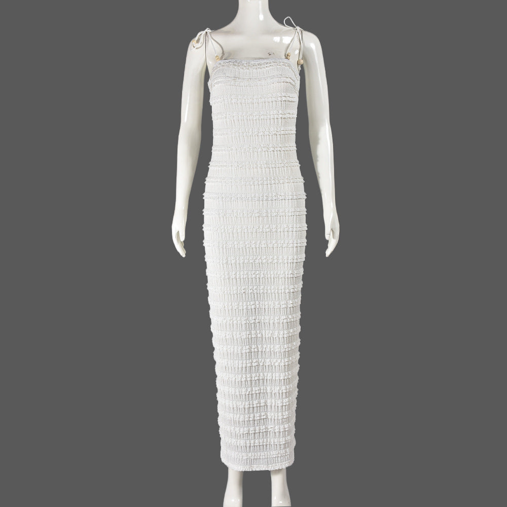 Women summer Backless Strap Dress 6