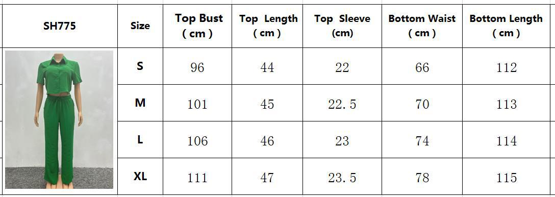 Plus Size Casual African Women Summer Solid Short Sleeve Top and Pant Two-piece Set 18