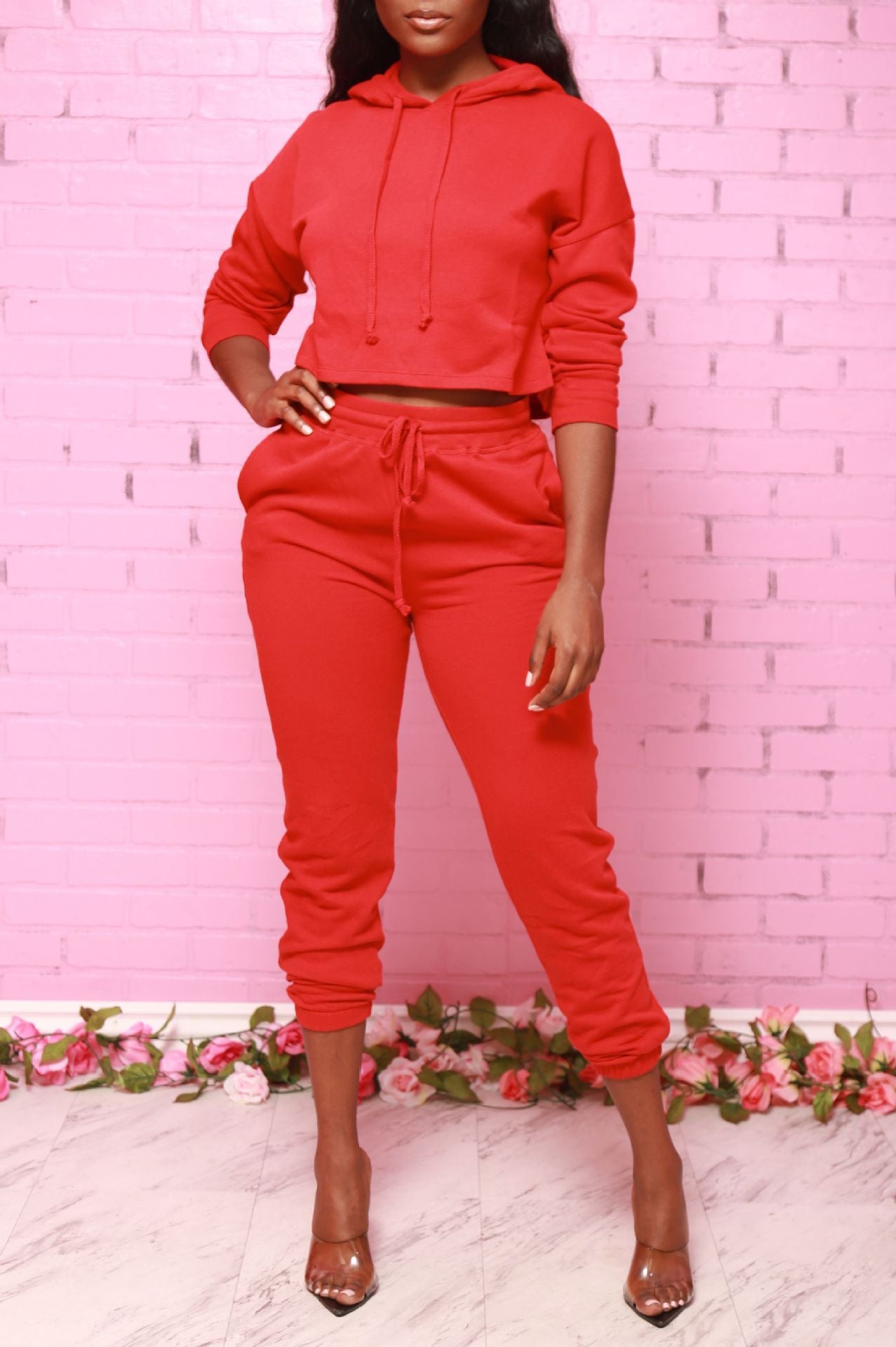 Women Hoodies and Pant two-piece set 7