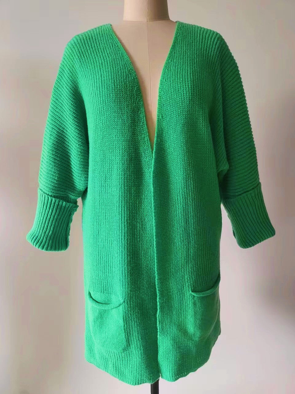Knitting Sweater Women's Casual Style Loose Coat Plus Size Casual Cardigan 19