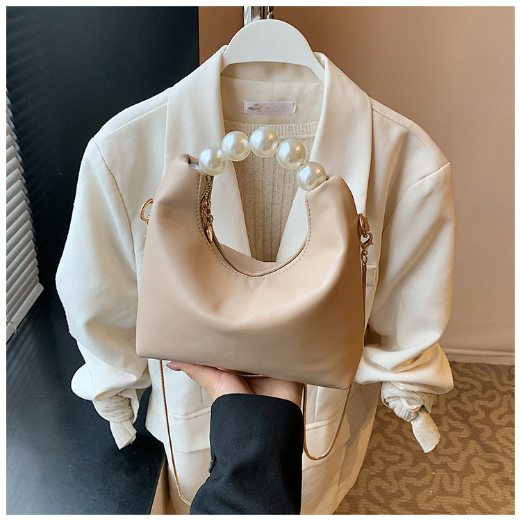 Women Pearl Handbag Chain Crossbody Bag 25