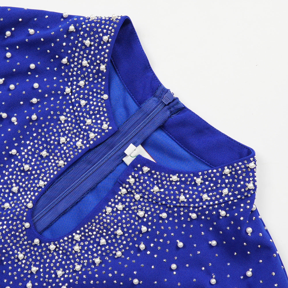 Career Women's Muslim Africa Beaded Fashion Plus Size Dress 14