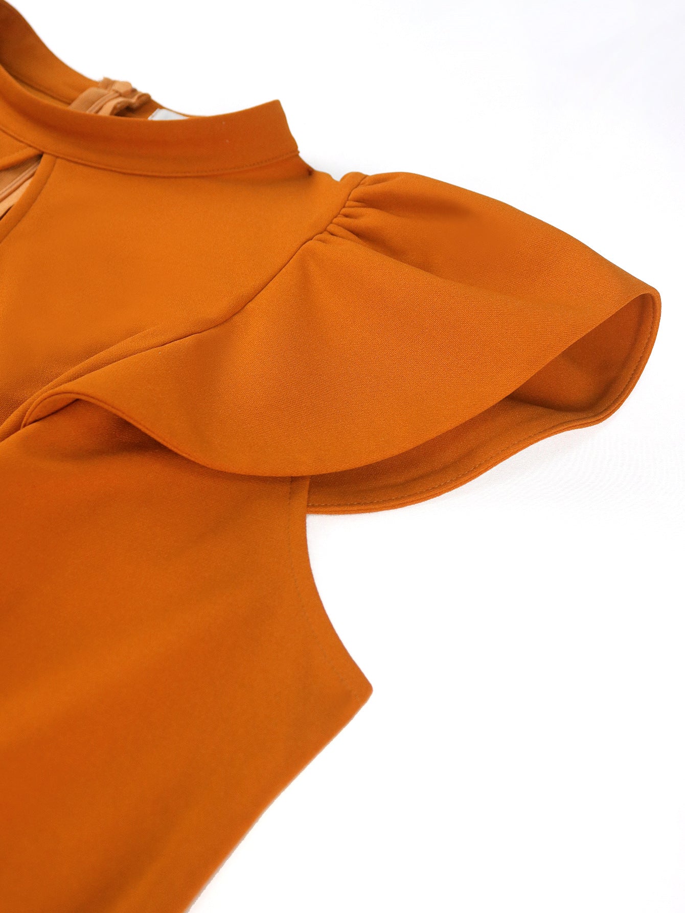 Women Style Cape Sleeve Half High Neck Sexy Hollow Formal Party Jumpsuit 10