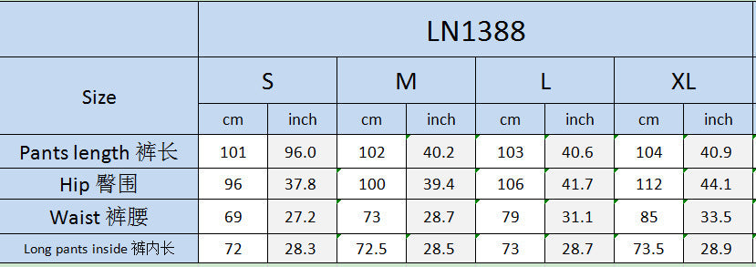 Women Spring Summer Printed Wide Leg Pants 8