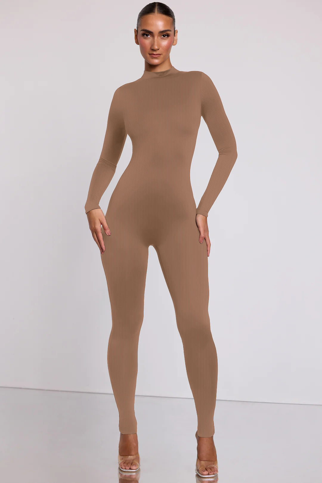 Autumn Ribbed Zip Jumpsuit 4