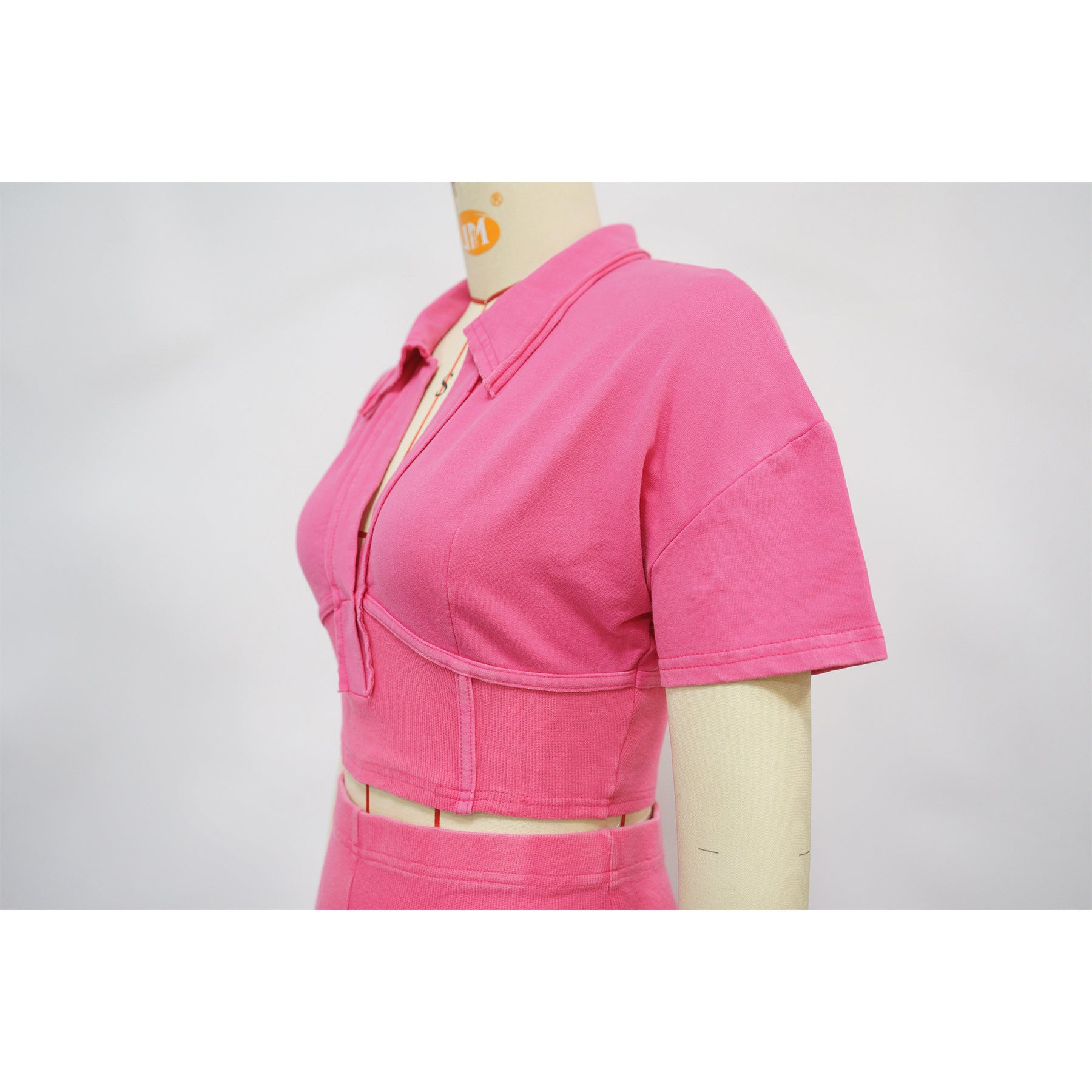 Women Sport Short-Sleeved Top and Pant Two-Piece Set 62