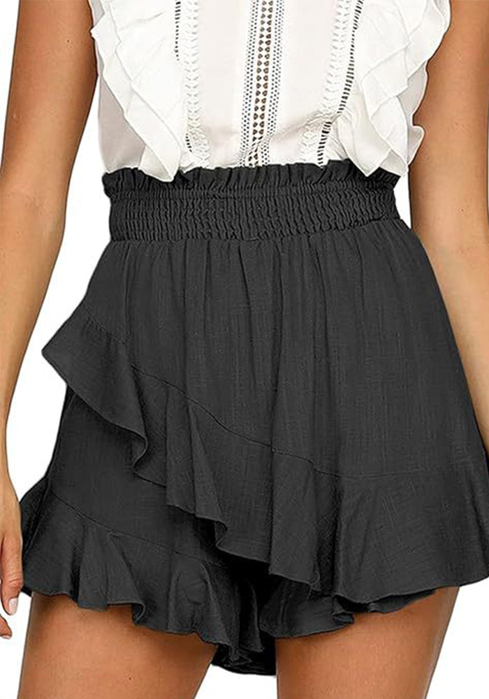 Women ruffle shorts