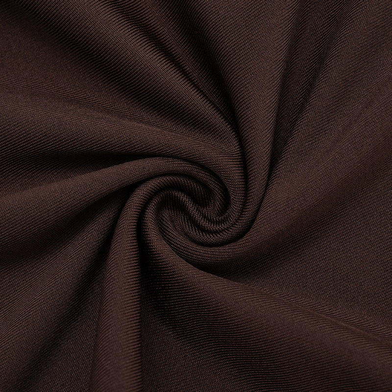 Women's Autumn Off-Shoulder Crop Top & High-Waist Hollow Out Pants Set 19