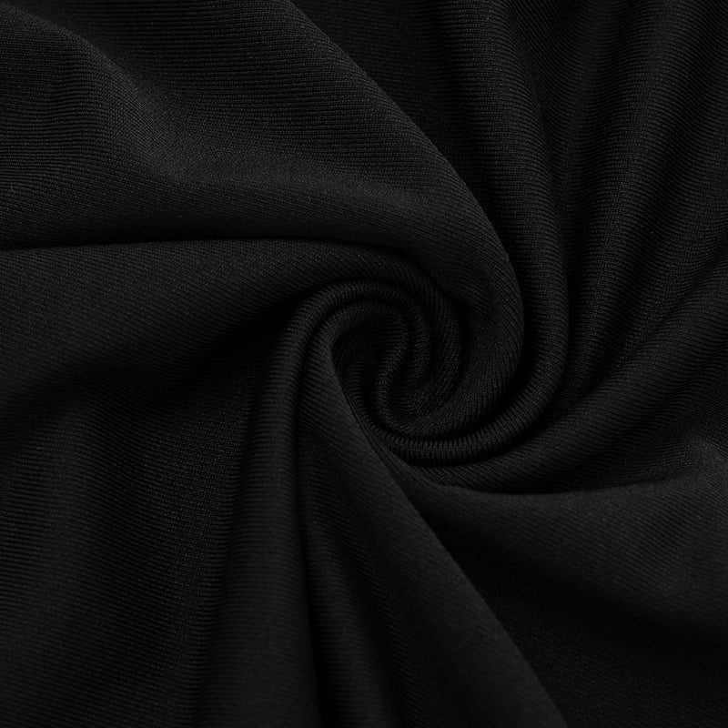 Women Off-Shoulder Bell Bottom Long-Sleeved Top and Skirt Two-Piece Set 55