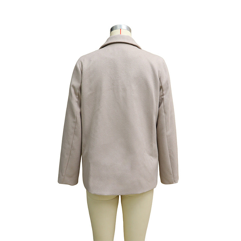 Women Autumn and Winter Solid Blazer 9