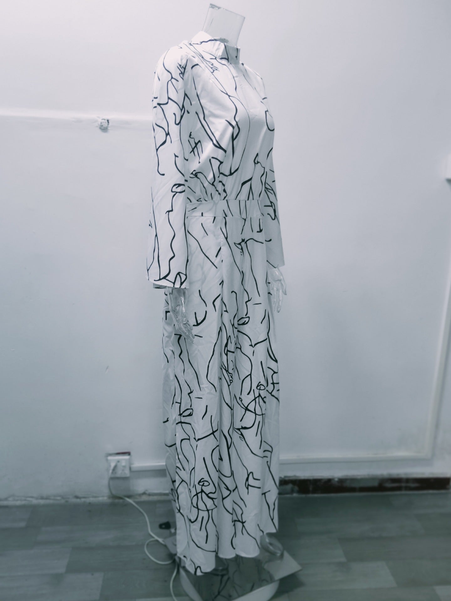 Women Summer Elegant Lace-Up Print Sleeveless Jumpsuit 19