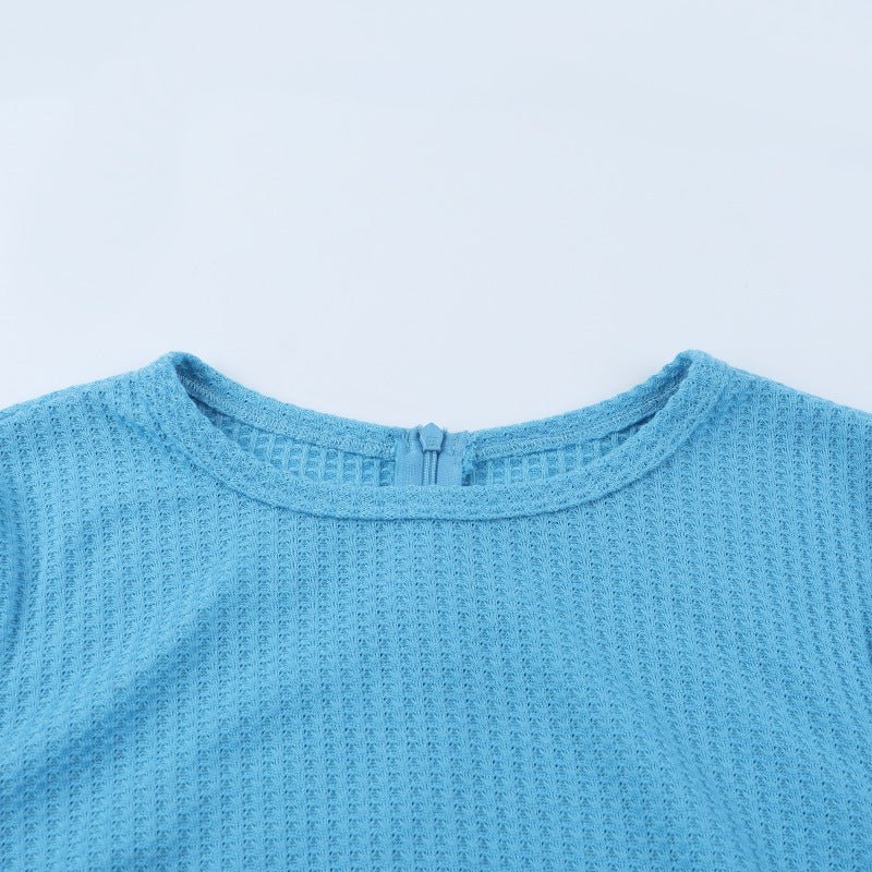 Women Fall Cutout Long-Sleeved Mini Dress 14