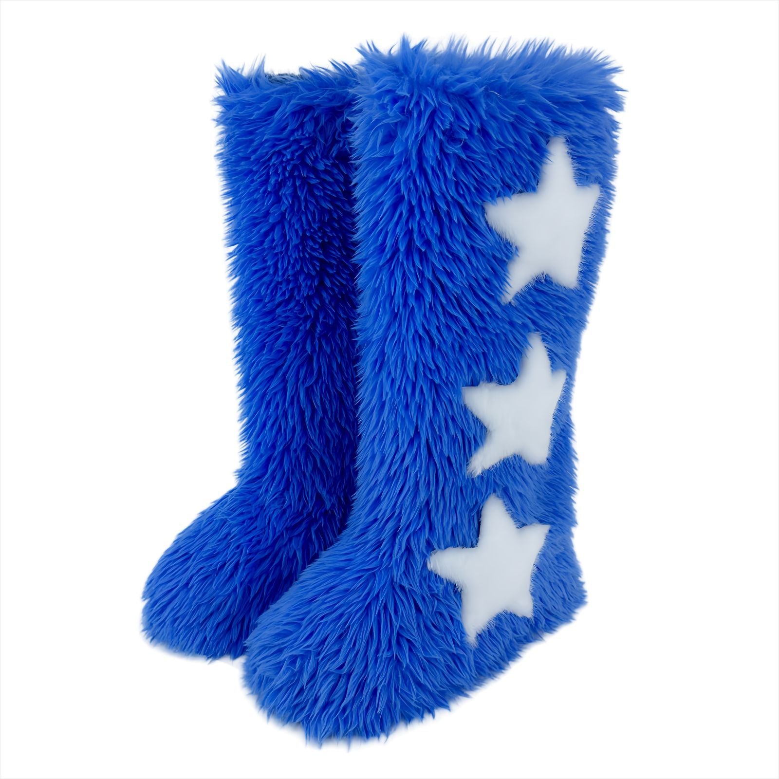 Long-Tube Fur Boots Women's Winter High-Tube Snow Boots 8