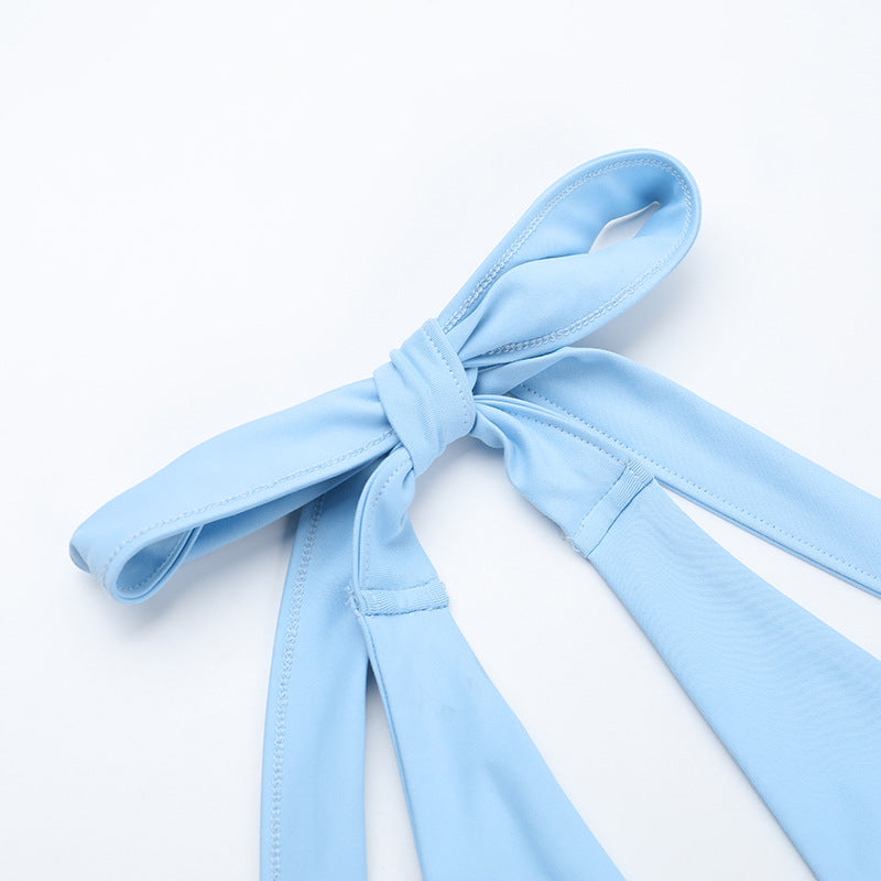 Women Suspender Bodycon Holidays Backless Maxi Dress 11