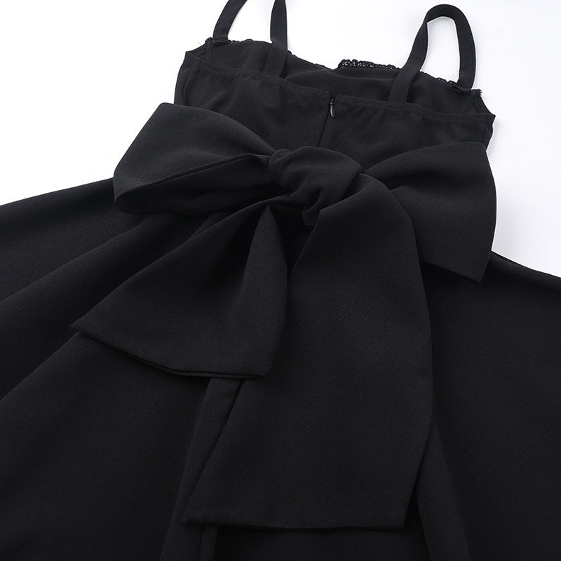 Women Sexy Bow Strap Bodycon Dress 17