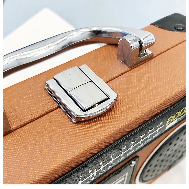 Radio Bag Box Shoulder Crossbody Bag Creative Style Funny Handbag For Women 18