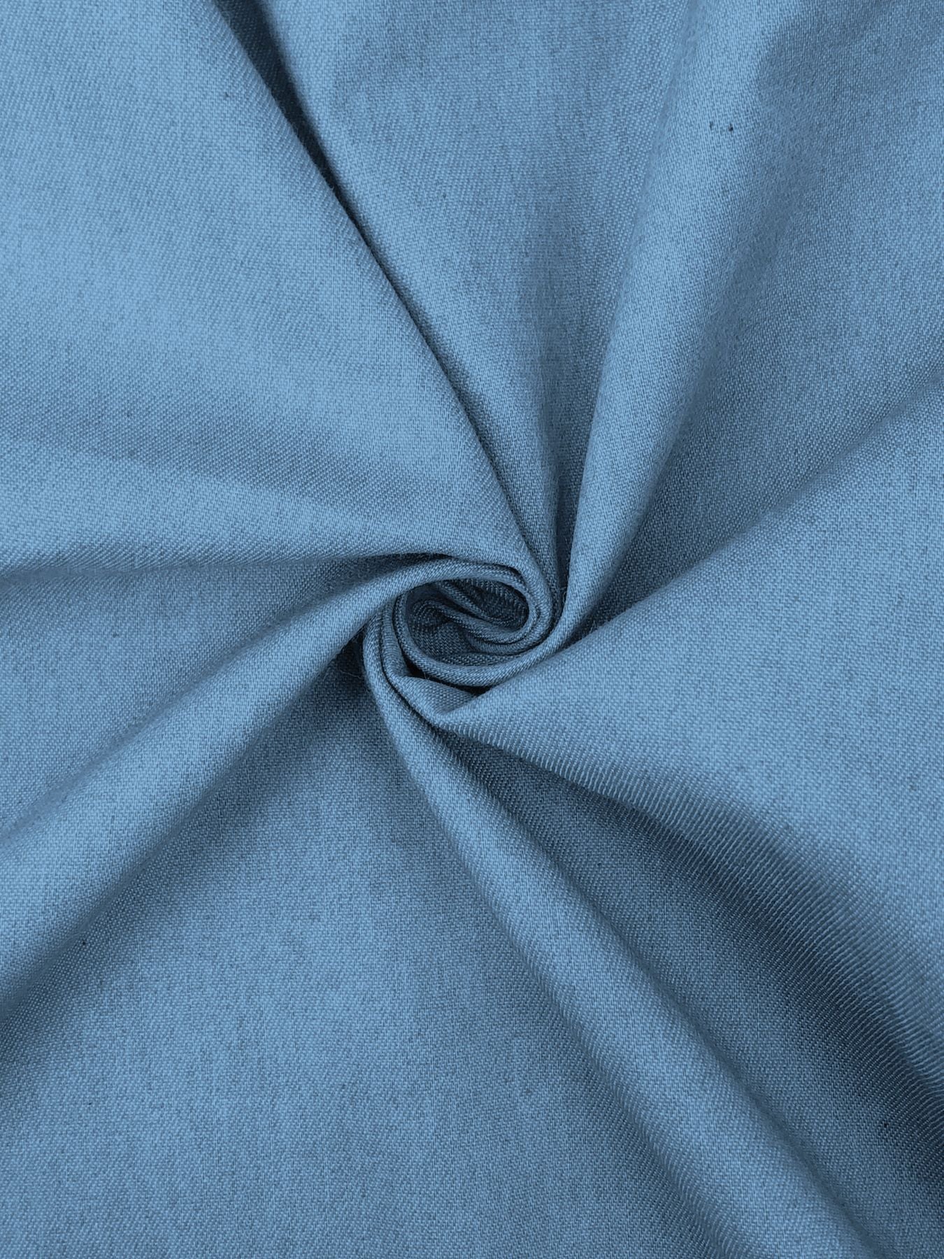 Muslim Ladies Solid Color Elegant Denim Dress 19