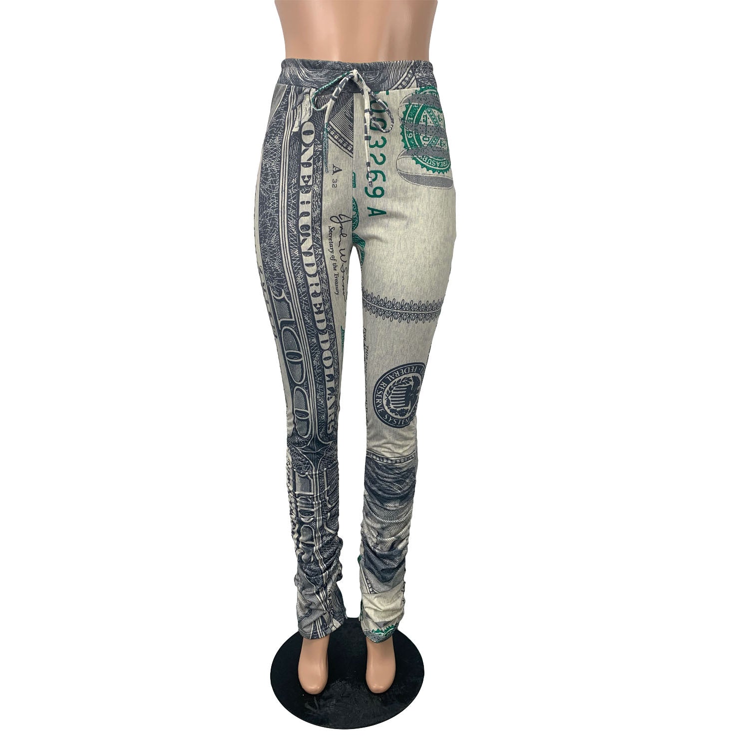 Women Casual printed pleated trousers 22