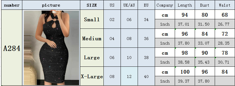 Summer Sleeveless Halter Neck Tight Fitting Midi Dress 8