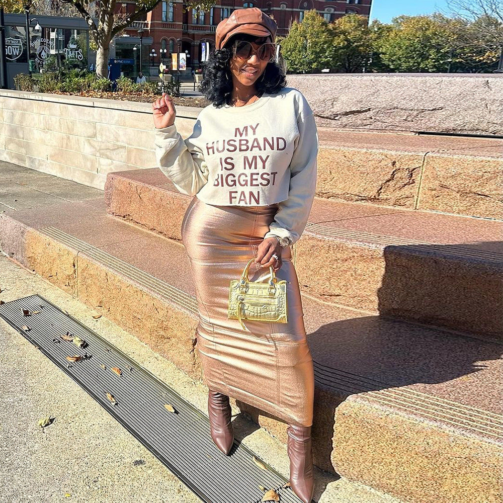 Summer Women Sexy Hidden Zipper Slit Bodycon Skirt 5