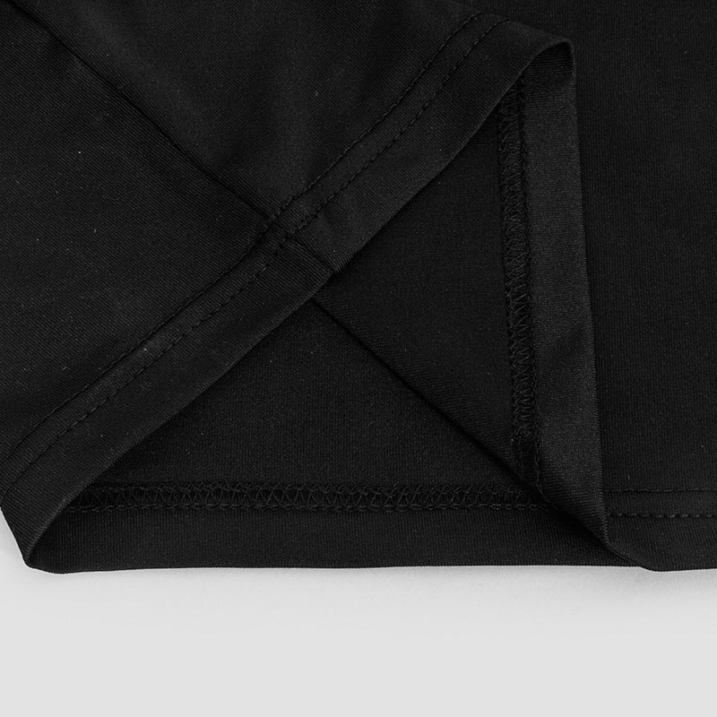 Women Spring Solid Slash Shoulder Strappy Off Shoulder Long Sleeve Dress 19