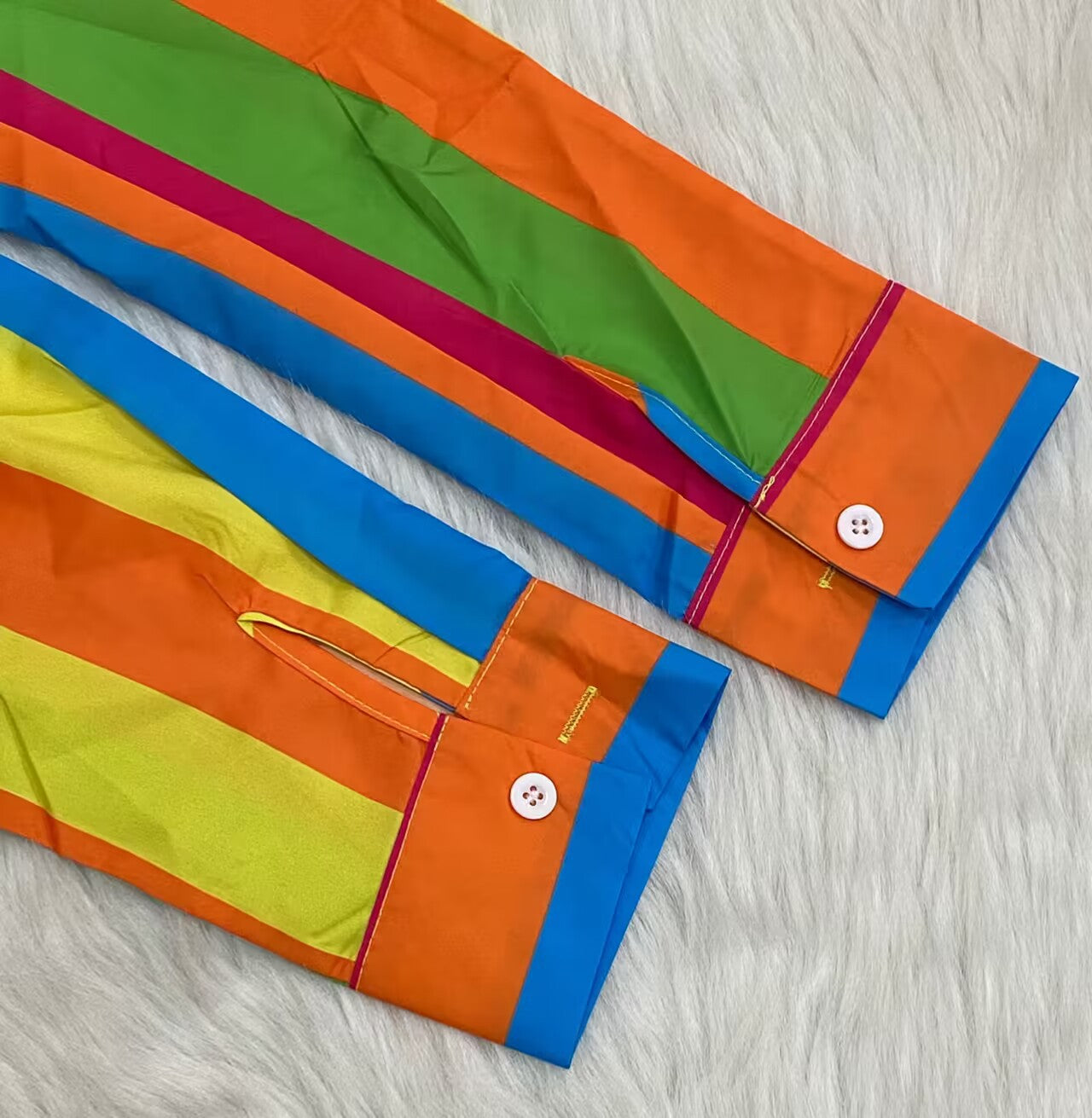 Women Popular Stripe Top and Shorts Casual Two-piece Set 7