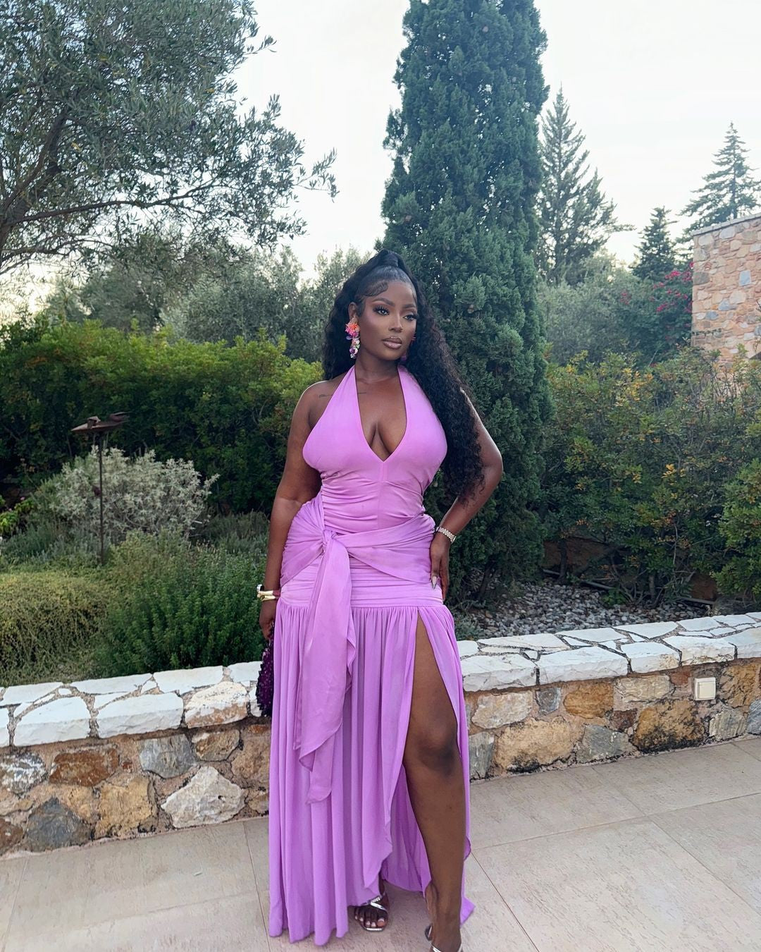 African Women Formal Party Evening Dress Bridesmaid Dress 3