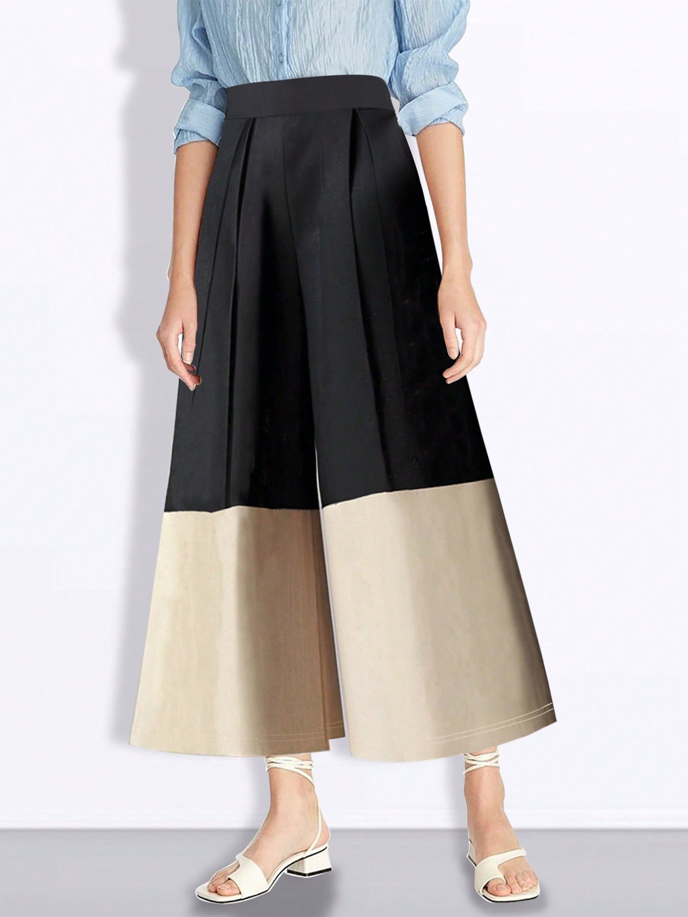 Women Casual Patchwork Pants 5