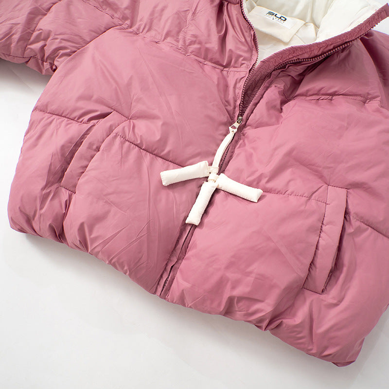 Women long sleeve contrast winter warm Padding Jacket 18